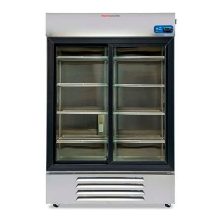 Thermo Scientific Thermo Scientific TSG Series GP Laboratory Refrigerator, 45 Cu.Ft., Sliding Glass Doors, White TSG45RPLA